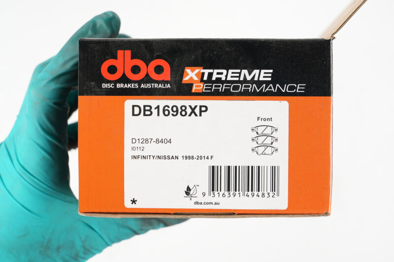 Infiniti G37 Brake Pads - Front - DBA - Xtreme Performance - `07-`09