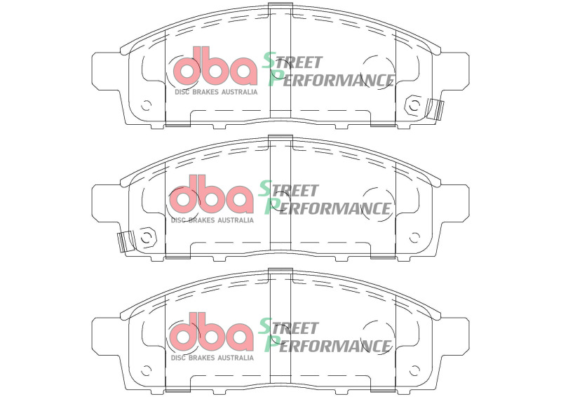 Mitsubishi Triton Brake Pads - Front - DBA - SP Performance - `07-`11