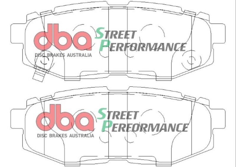 Subaru Legacy Brake Pads - Rear - DBA - SP500 - `11-`27