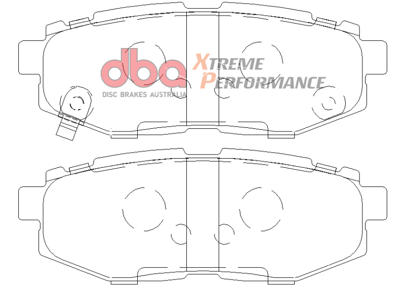 Subaru Legacy Brake Pads - Rear - DBA - XP650 - `11-`27