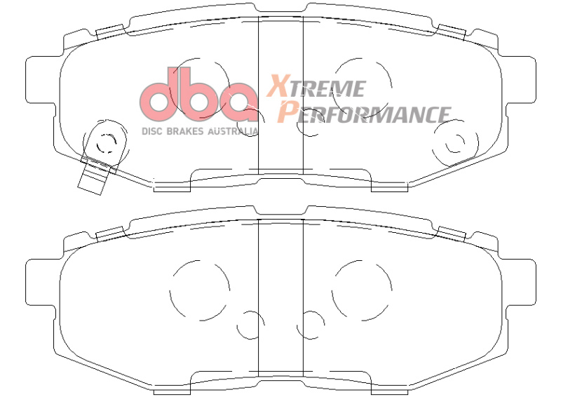 Subaru Legacy Brake Pads - Rear - DBA - XP650 - `11-`27