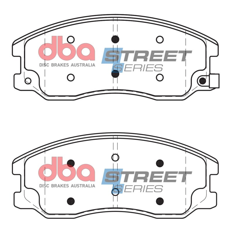 Chevrolet Captiva Sport Brake Pads - Front - DBA - Street Series - `12-`15
