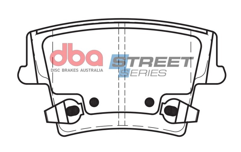 Dodge Challenger Brake Pads - Rear - DBA - Street Series - `09-`19