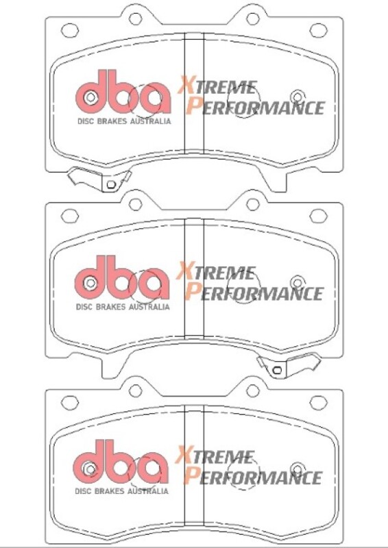 Nissan Patrol Y62 Brake Pads - Front - DBA - Xtreme Performance - `10-`27