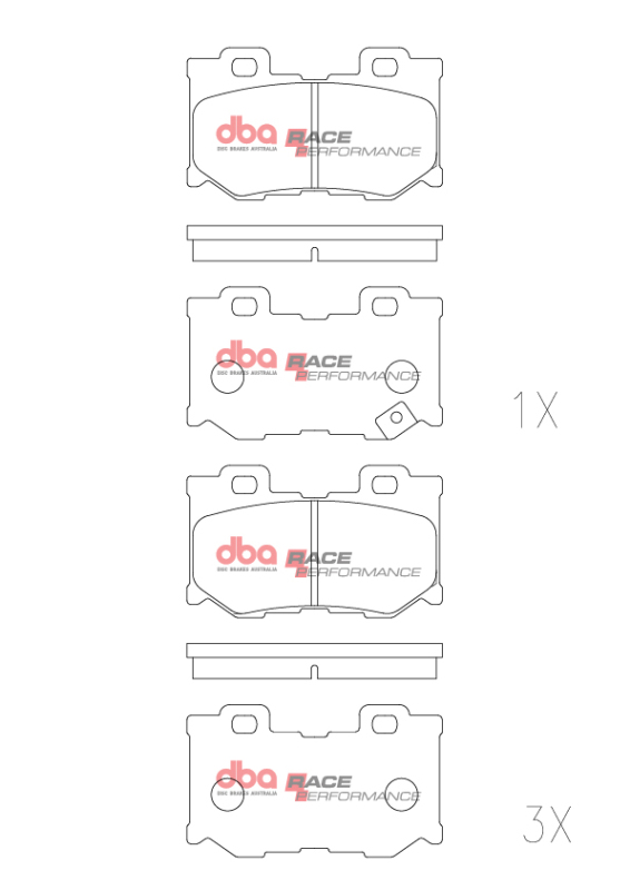 Nissan 370Z Brake Pads - Rear - DBA - RP Performance - `09-`20