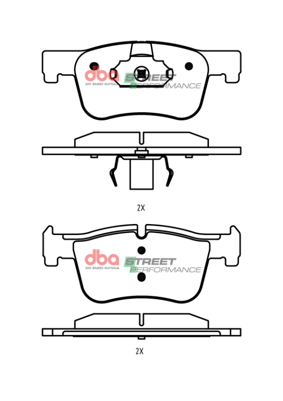 BMW 320i Brake Pads - Front - DBA - SP Performance - `12-`15