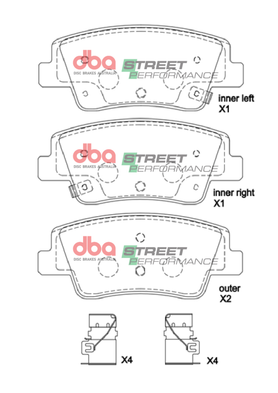 Hyundai Ioniq 5 Brake Pads - Front - DBA - SP Performance - `23-`27