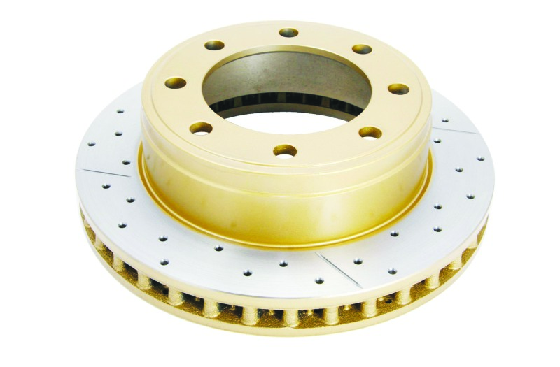 Pontiac G8 Brake Rotor (1) - Rear - DBA - Street Series XGold, Cross-Drilled/Slotted, Uni-Directional - Gold - 2009