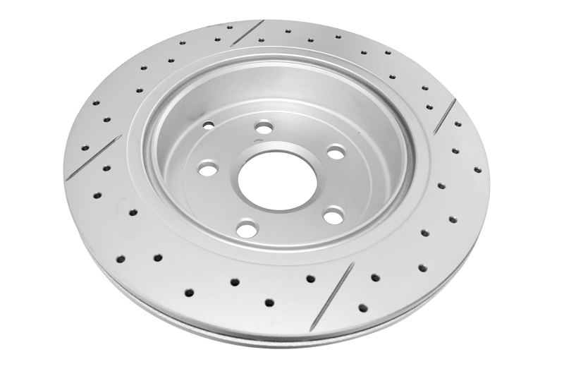 Pontiac G8 Brake Rotor (1) - Rear - DBA - Street Series XGold, Cross-Drilled/Slotted, Uni-Directional - Gold - 2009