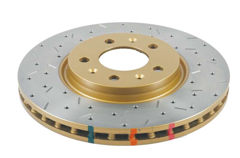 Pontiac Solstice Brake Rotor (1) - Front - DBA - 4000 Series XS Drilled & Slotted - Gold - `06-`10