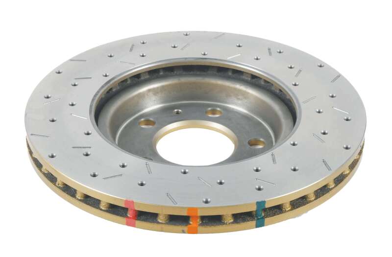 Pontiac Solstice Brake Rotor (1) - Front - DBA - 4000 Series XS Drilled & Slotted - Gold - `06-`10