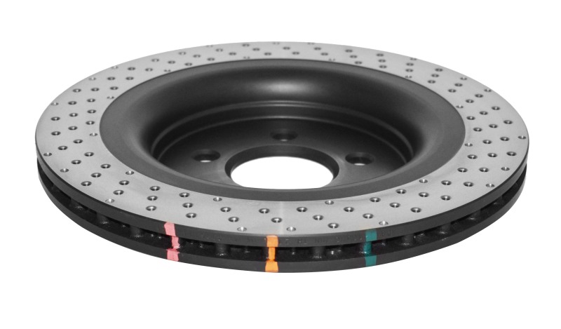 Ford Mustang Brake Rotor (1) - Rear - DBA - 4000 Series Drilled - `15-`20