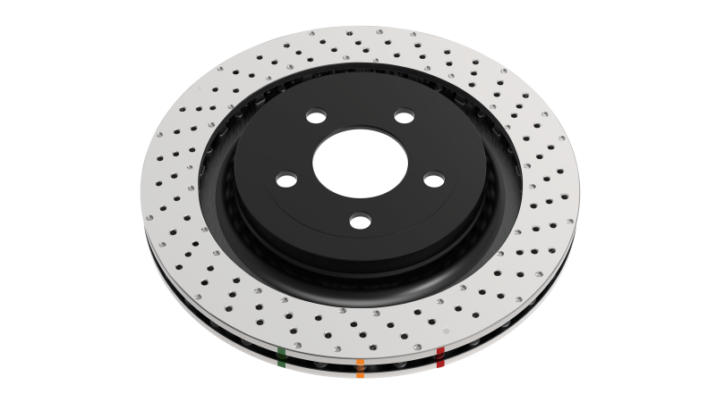 Mitsubishi Evolution Brake Rotor (1) - Rear - DBA - 4000 Series Drilled - `08-`16