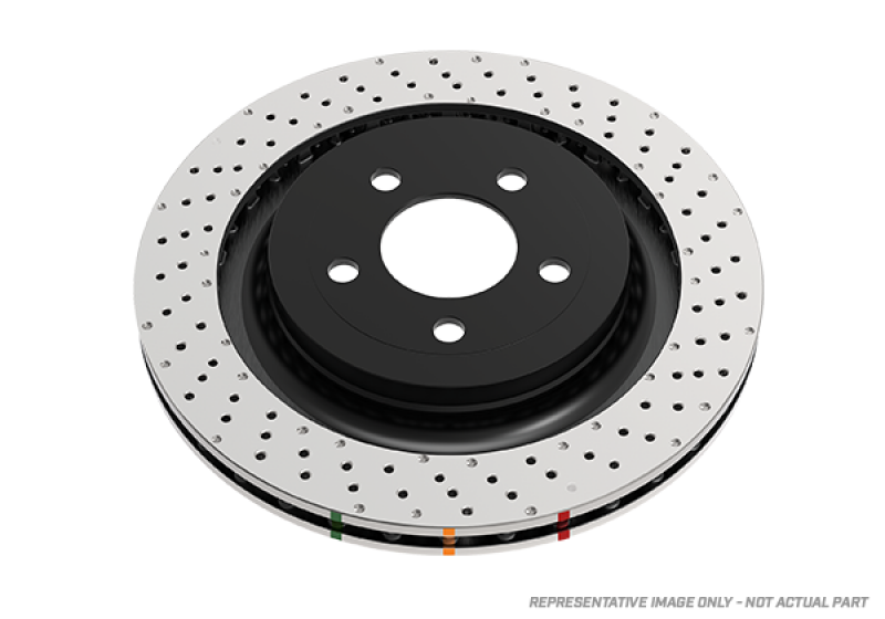 BMW 1 Series M Brake Rotor (2) - Rear - DBA - 4000 Series Drilled - `11-`13