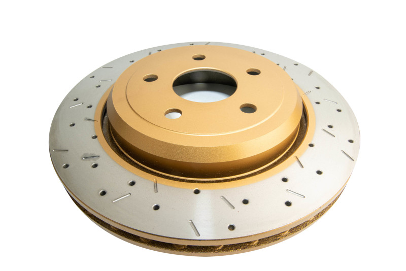Jeep Grand Cherokee SRT8 Brake Rotor (1) - Rear - DBA - 4000 Series XS Gold - Gold - `12-`19