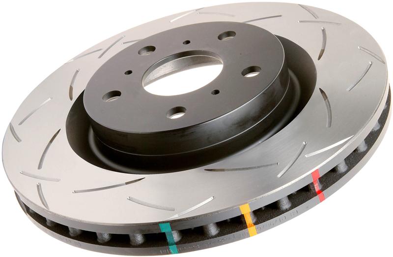 Subaru Legacy Brake Rotor (1) - Rear - DBA - 4000 Series Slotted - `06-`09