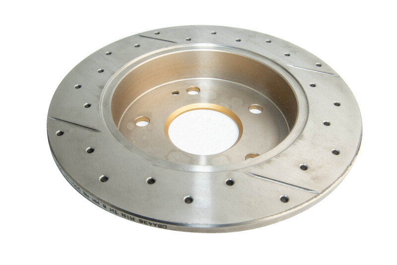 Acura CSX Brake Rotor (1) - Rear - DBA - Street Series Drilled & Slotted - Gold - `06-`15