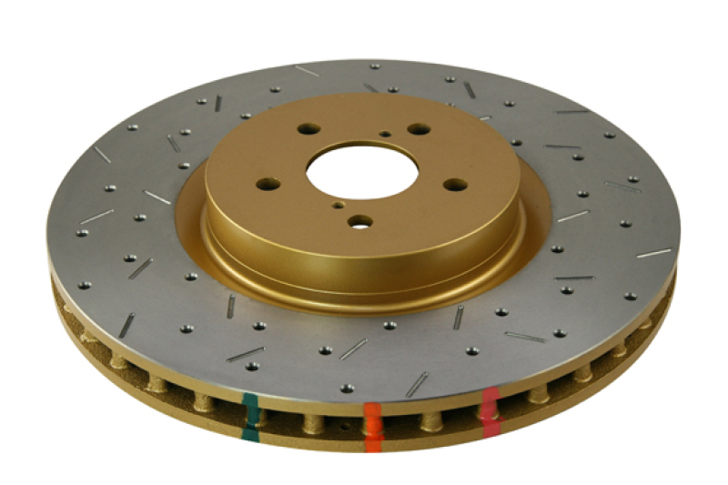 Subaru WRX STI Brake Rotor (1) - Front - DBA - 4000 Series Slotted/Drilled - `04-`12 Subaru WRX STI Brake Rotor (1) - Front - DBA - 4000 Series Slotted/Drilled - `04-`12