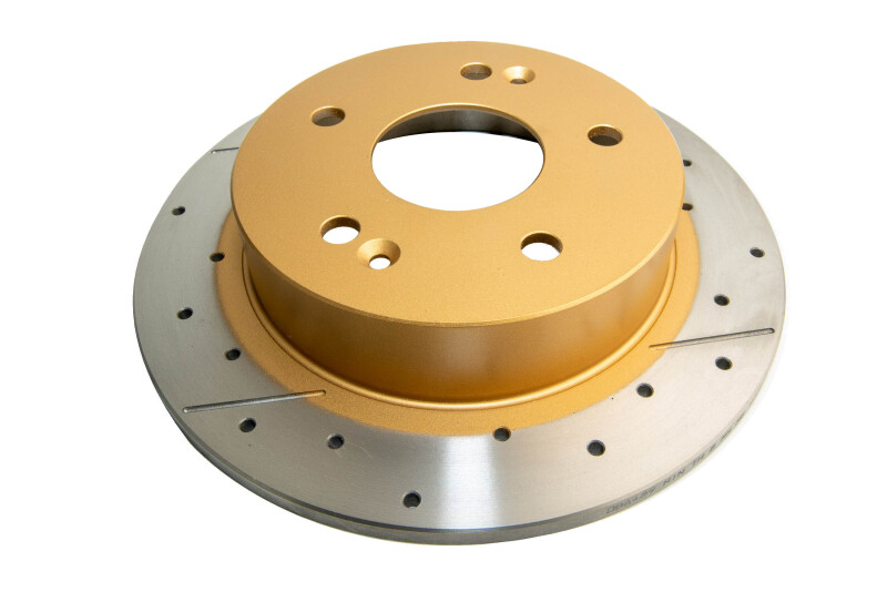 Honda Accord Brake Rotor (1) - Rear - DBA - Street Series XGold Drilled & Slotted - Gold - `97-`03