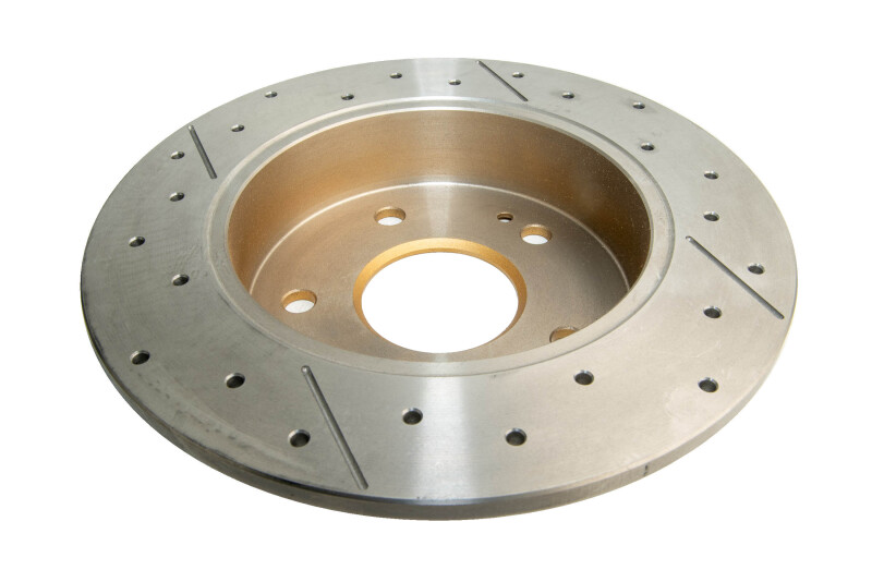 Honda Accord Brake Rotor (1) - Rear - DBA - Street Series XGold Drilled & Slotted - Gold - `97-`03