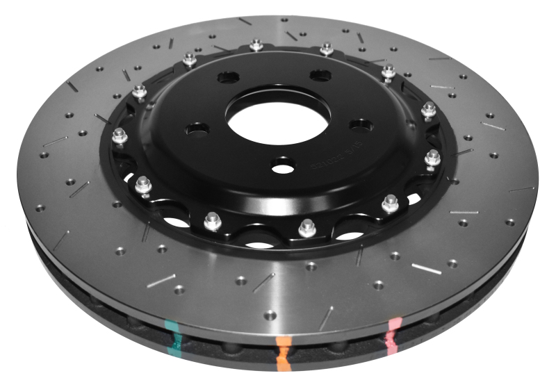 Subaru WRX Brake Rotor (1) - Front - DBA - 5000 Series XS Drilled/Slotted - Black - `02-`10