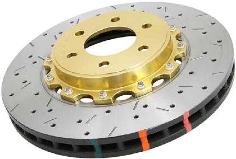 Mitsubishi Lancer Brake Rotor (2) - DBA - 5000 Slot & Drill Rotors - Gold - `08-`16 Mitsubishi Lancer Brake Rotor (2) - DBA - 5000 Slot & Drill Rotors - Gold - `08-`16