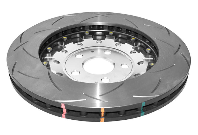 Audi TT Quattro RS Brake Rotor (2) - Front - DBA - 5000 Series T3 Slotted - Silver - `12-`13