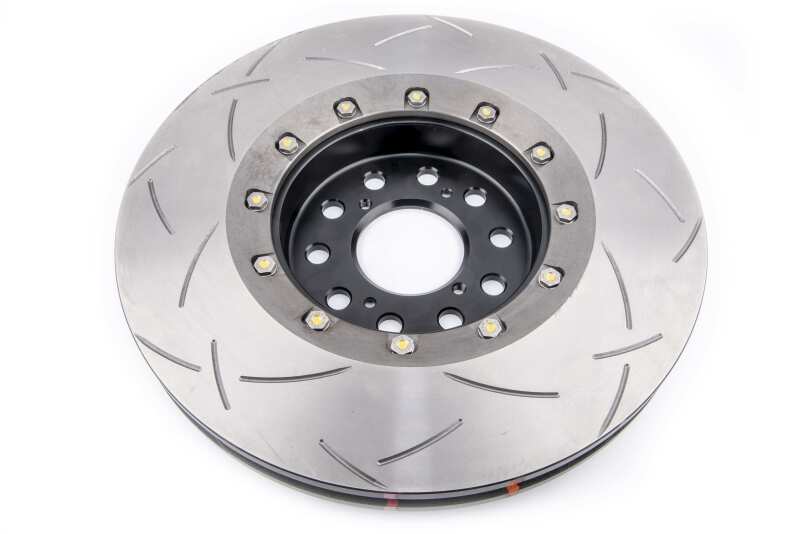 Honda Civic Type R Brake Rotors (2) - Front - DBA - 5000 Series T3 Slotted - Black - `17-`27
