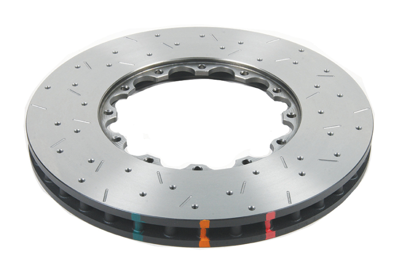 Mitsubishi Evolution Brake Rotor (1) - Front - DBA - 5000 Series Drilled & Slotted - `03-`06