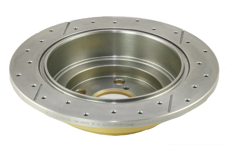 Subaru Impreza Brake Rotors - Rear - DBA - XGold Drilled & Slotted - `98-`07