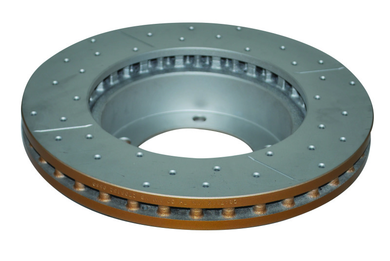 Lexus LX470 Brake Rotor (1) - Front - DBA - Street Series XGold Drilled & Slotted - Black or Gold - `98-`05