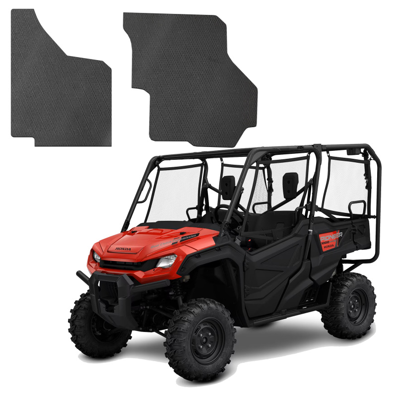 Honda Pioneer 1000-3 Floor Mats - Front - DEI - Sound Deadening - `22-`25