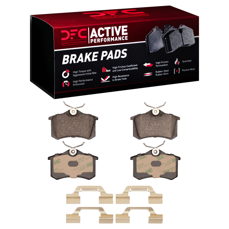 Volkswagen Jetta Sedan Brake Pads - Rear - DFC - Active Performance - `03-`06 Volkswagen Jetta Sedan Brake Pads - Rear - DFC - Active Performance - `03-`06