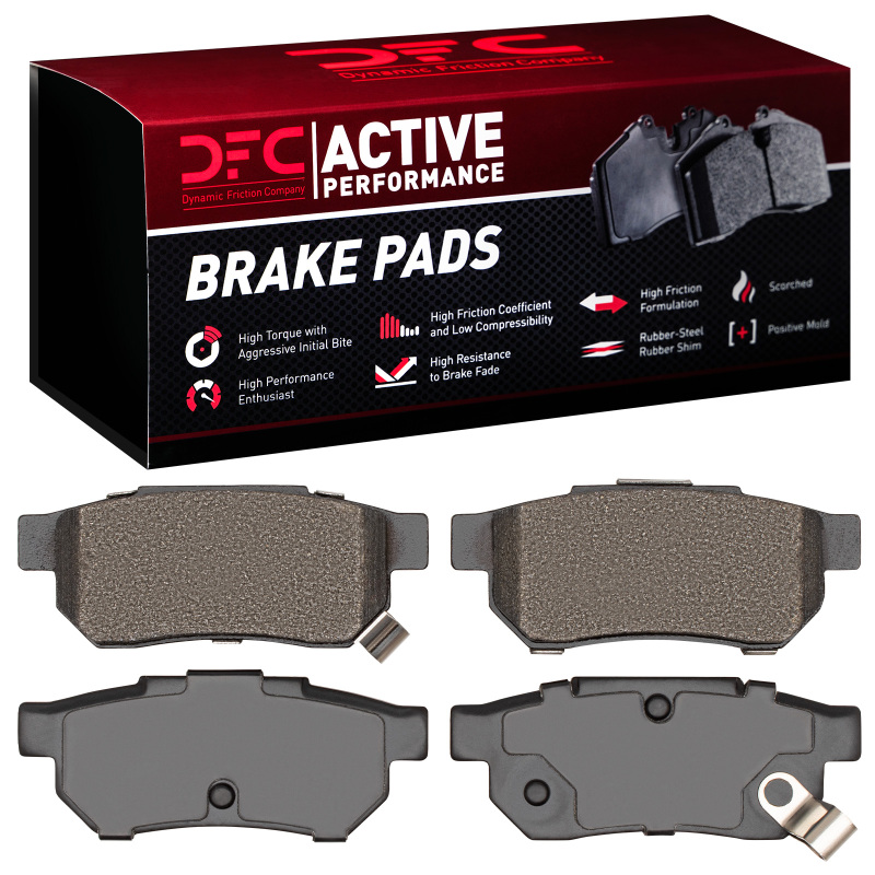 Acura Integra Brake Pads - Rear - DFC - Active Performance - Low Metallic - `85-`14