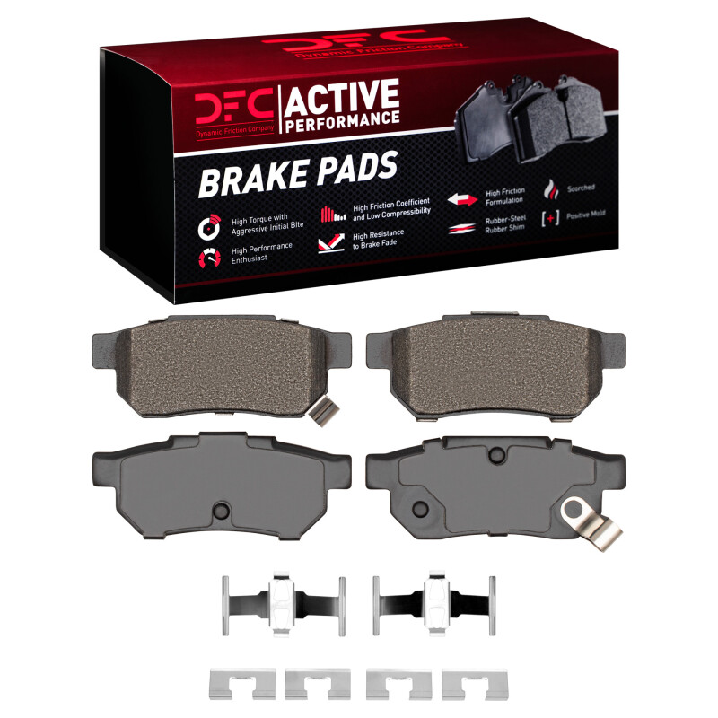 Acura Integra Brake Pads - Rear - DFC - Active Performance - `88-`01