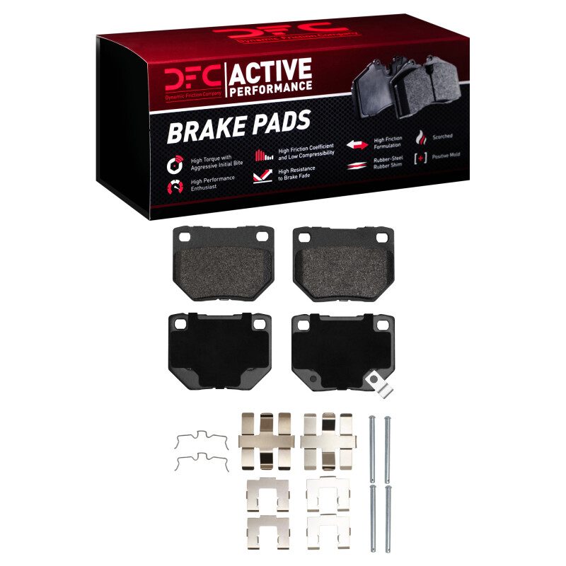 Subaru Impreza Brake Pads - Rear - DFC - Active Performance Pads - `06-`07