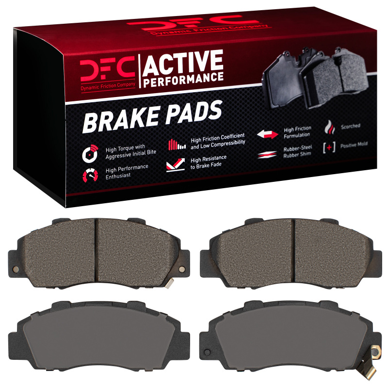 Acura Integra Brake Pads - Front - DFC - Active Performance Pads - Low Metallic - `91-`05