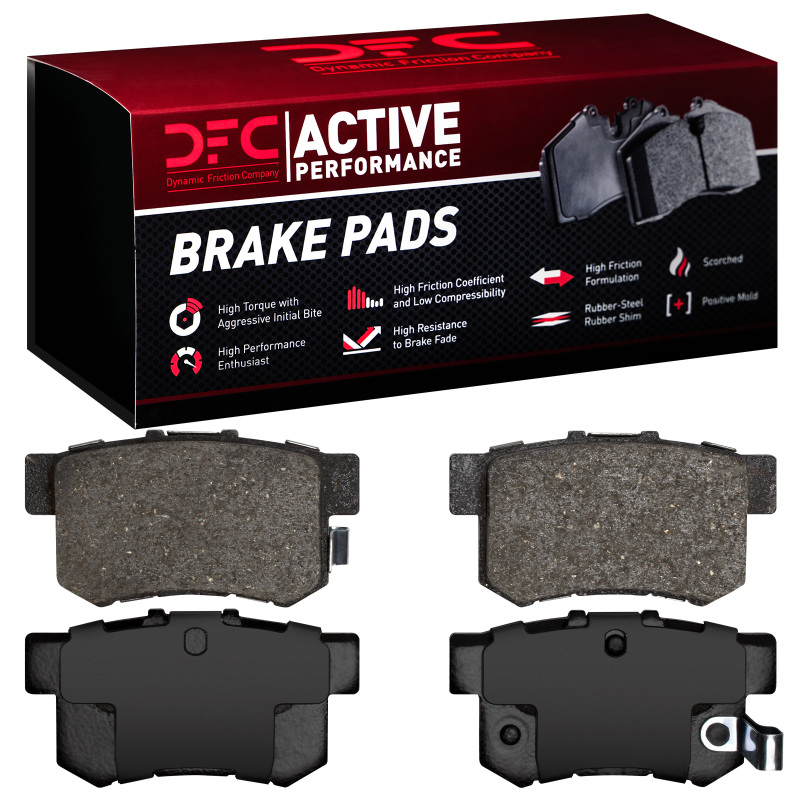 Acura TSX Brake Pads - Rear - DFC - Active Performance Pads - Low Metallic - `87-`22