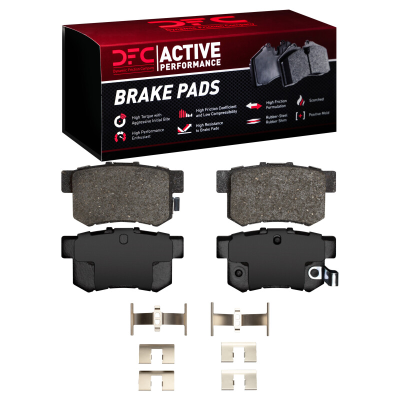 Acura CL Brake Pads - Rear - DFC - Active Performance - `97-`02