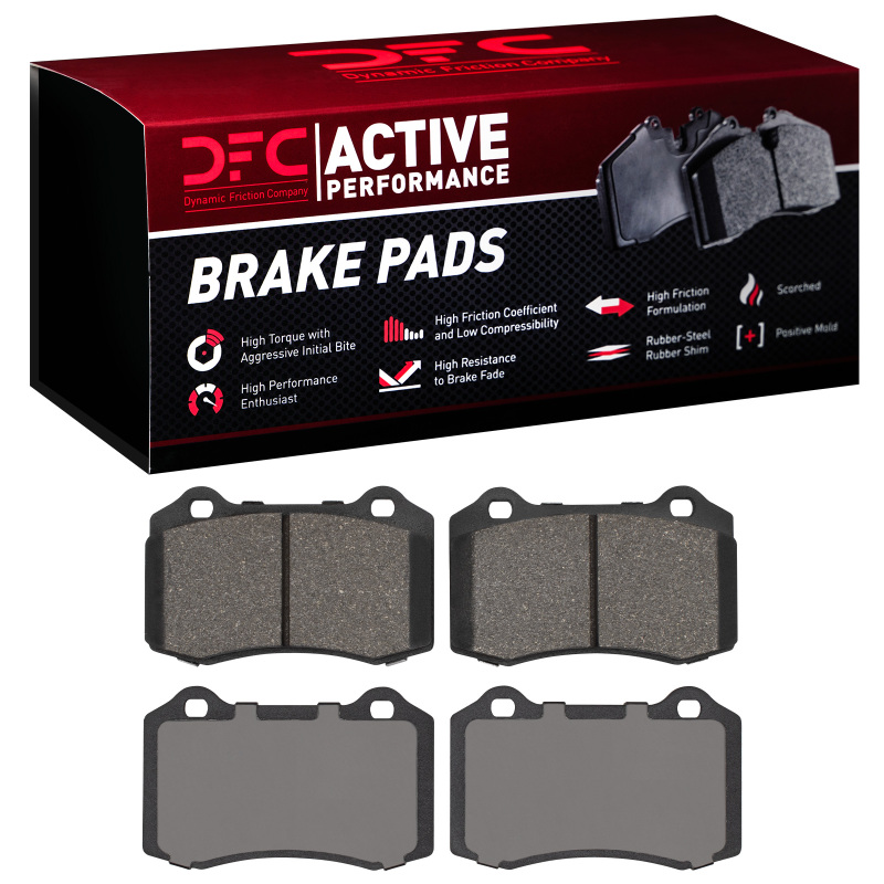 Dodge Viper Brake Pads - Front + Rear - DFC - Active Performance, Low Metal - `92-`06