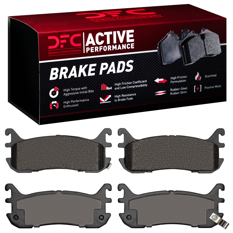 Ford Escort Brake Pads - Rear - DFC - Low Metallic - `94-`03