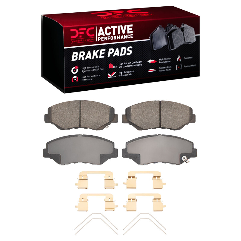 Acura ILX Brake Pads - Front - DFC - Active Performance - `05-`16 Acura ILX Brake Pads - Front - DFC - Active Performance - `05-`16