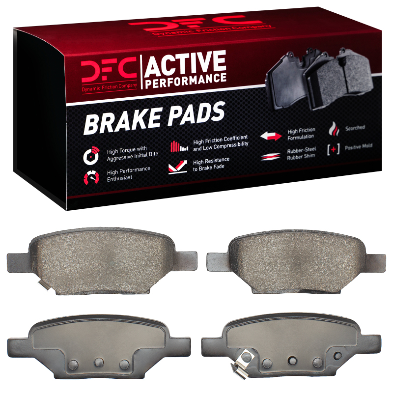Chevrolet Malibu Brake Pads - Performance - Rear - DFC - Low Metallic - `04-`12