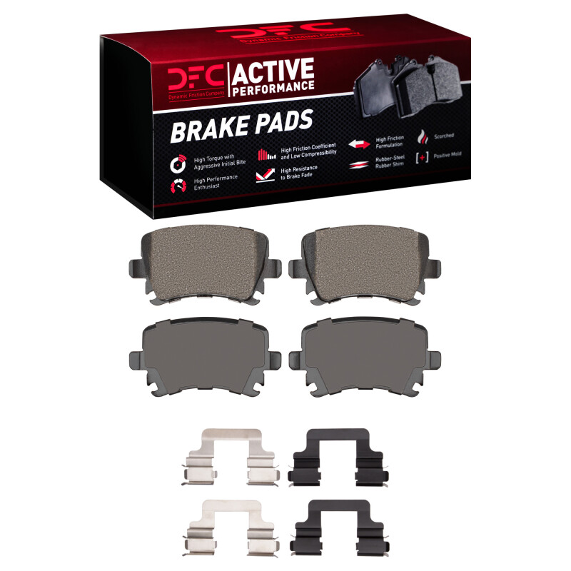 Audi TT Quattro Brake Pads - Rear - DFC - Active Performance - `06-`21