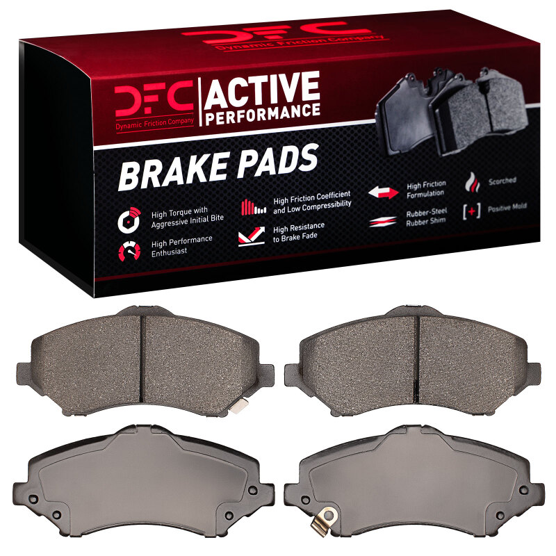 Chrysler Town & Country Brake Pads - Front - DFC - Active Performance Pads - Low Metallic - `07-`18