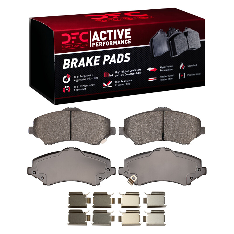 Chrysler Town & Country Brake Pads - Front - DFC - Active Performance - `07-`18