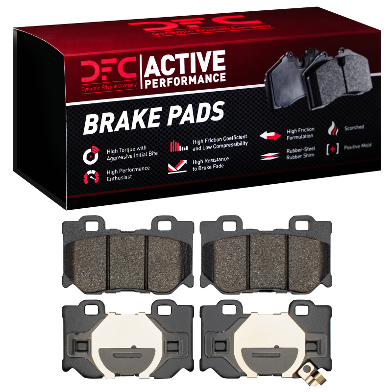 Infiniti M35H Brake Pads - Rear - DFC - Active Performance Pads - Low Metallic - `08-`25