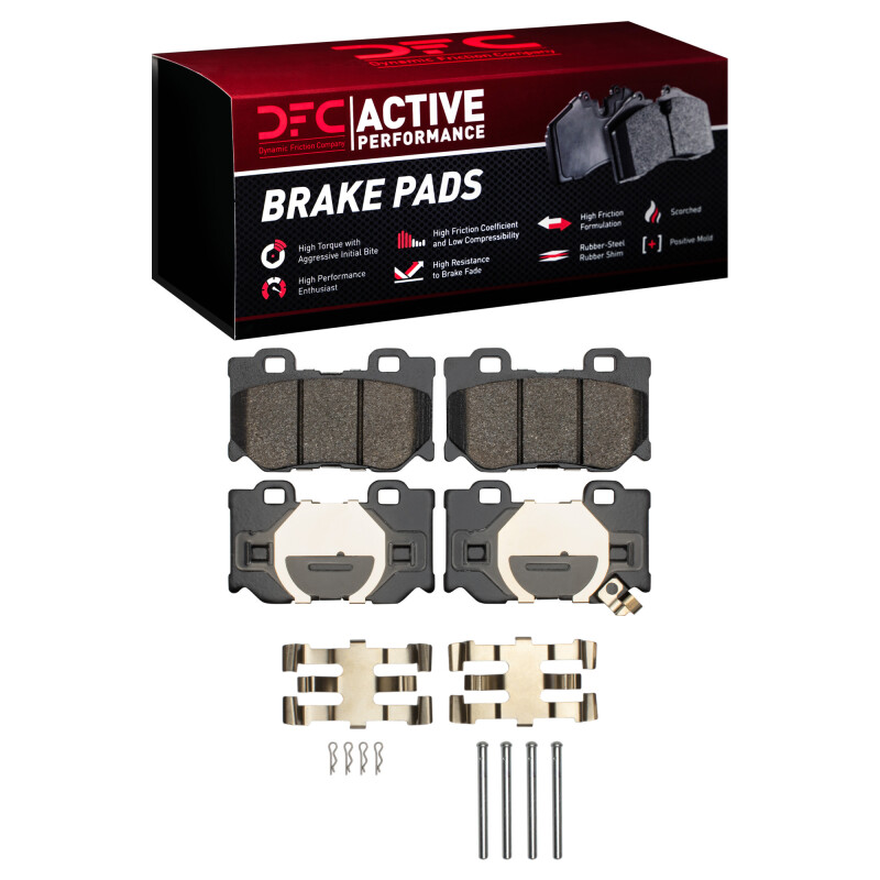 Infiniti G37 Brake Pads - Rear - DFC - Active Performance - `08-`25