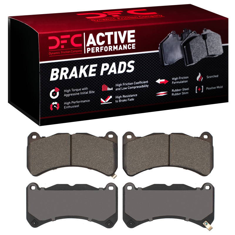 Lexus IS F Brake Pads - Front - DFC - Active Performance Pads - Low Metallic - `08-`25