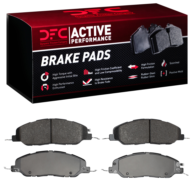 Ford Mustang Brake Pads - Front - DFC - Active Performance Pads - Low Metallic - `05-`14 Ford Mustang Brake Pads - Front - DFC - Active Performance Pads - Low Metallic - `05-`14